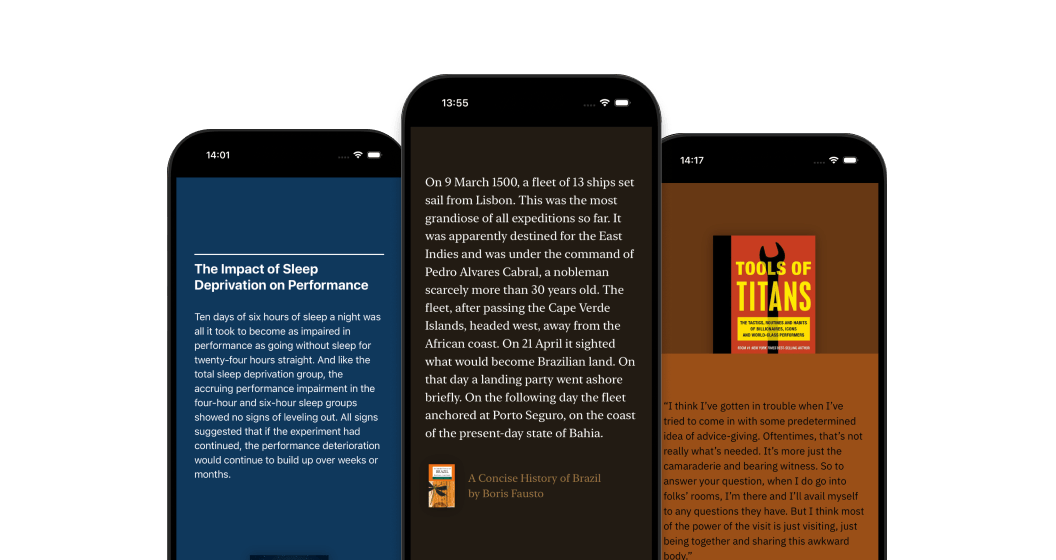 AI Curated Book Highlights preview